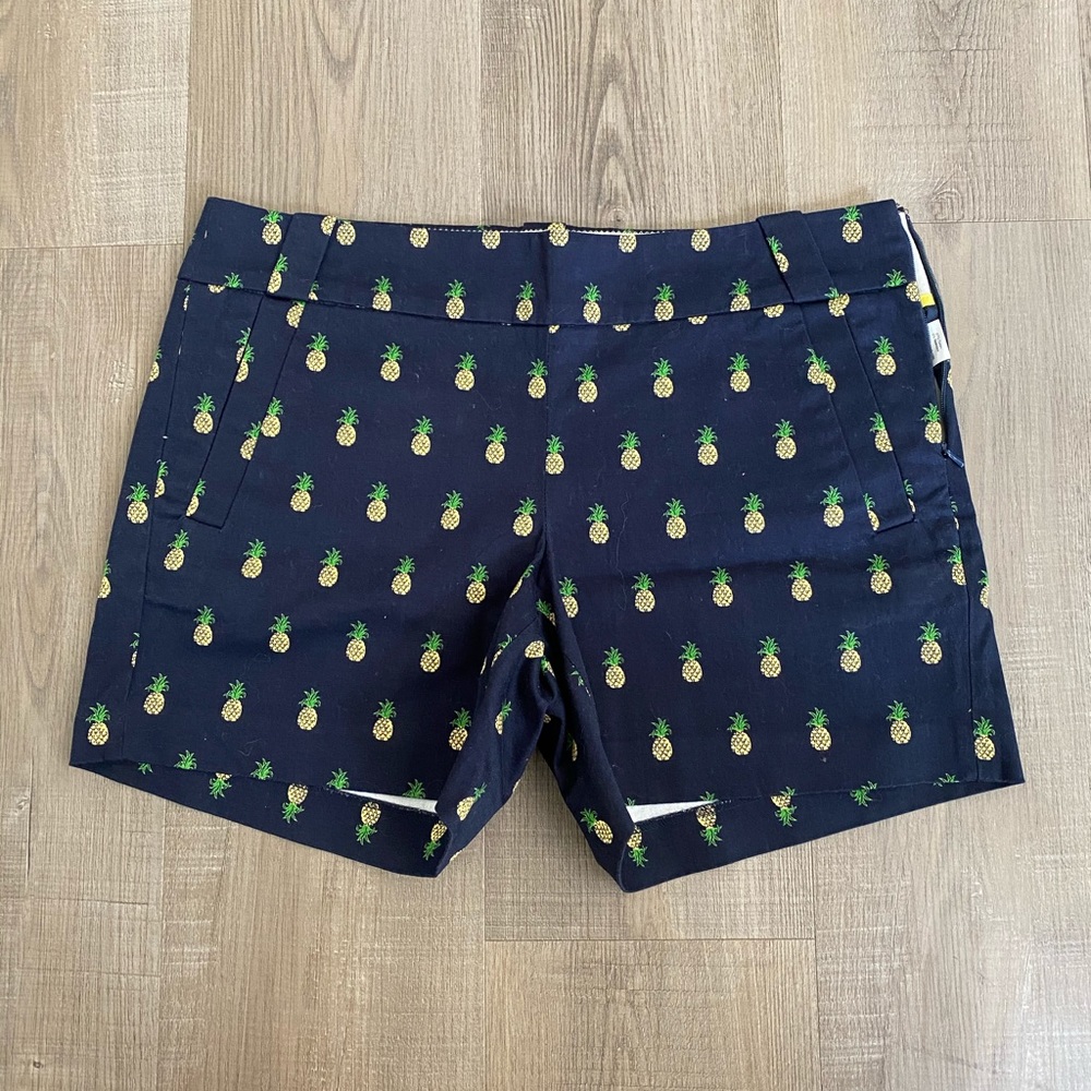 LAST CHANCE Jcrew stretch pineapple shorts